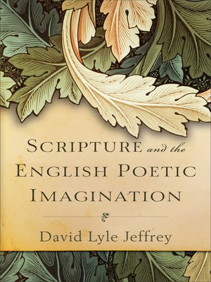 cover image of Scripture and the English Poetic Imagination